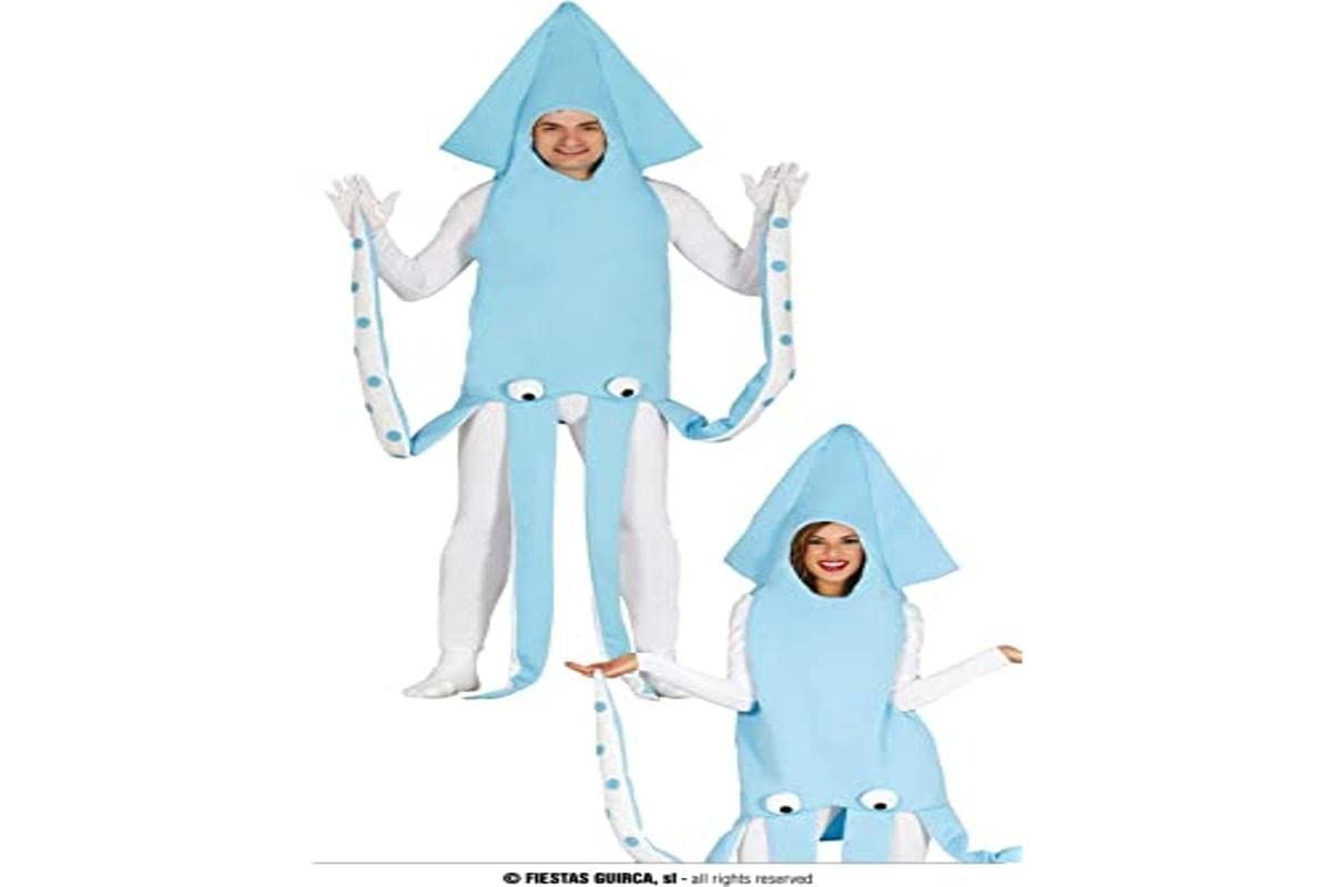 Adult Blue Giant Squid Costume - L