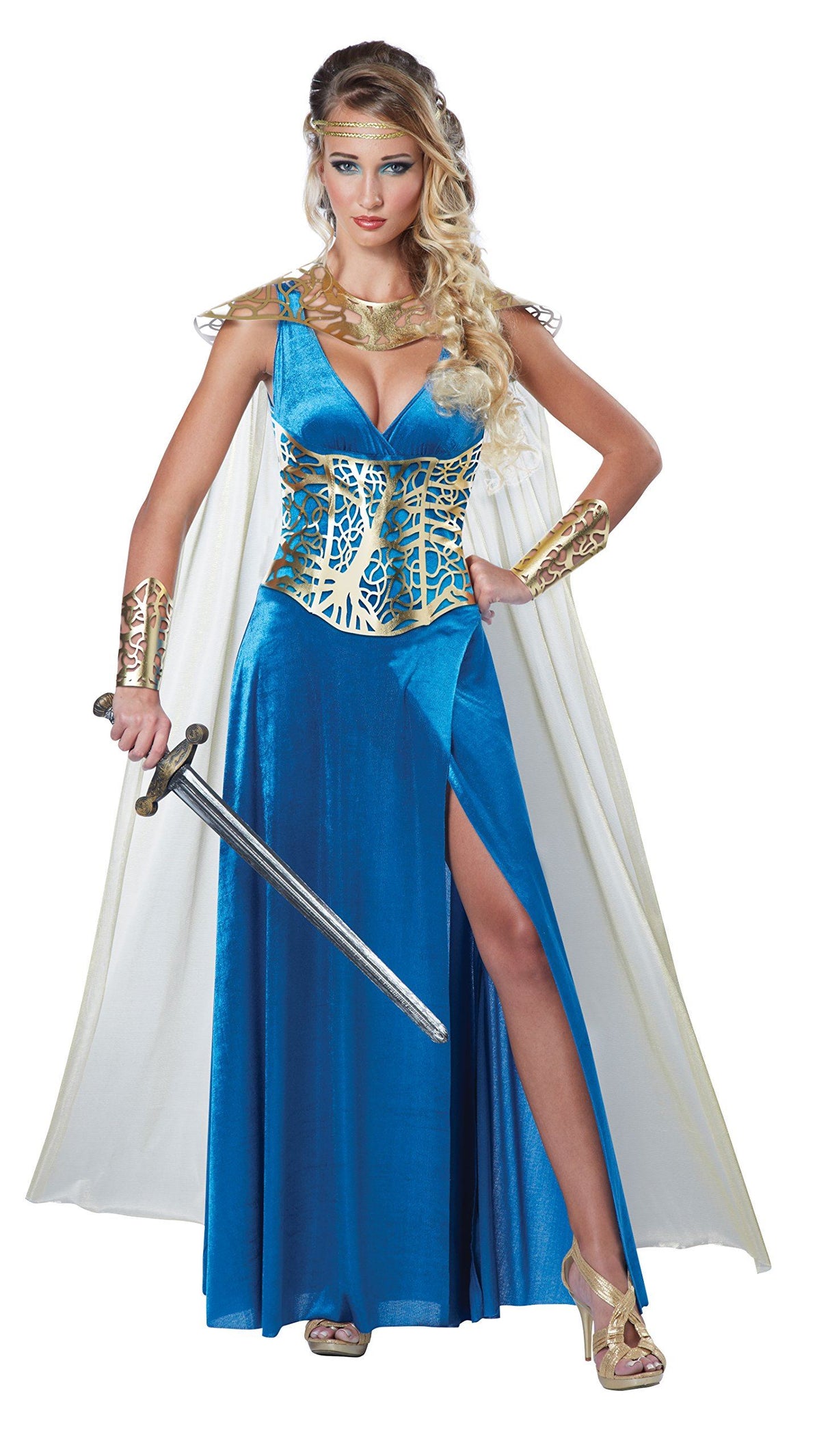 Women's Warrior Queen Medieval Renaissance Costume - XL