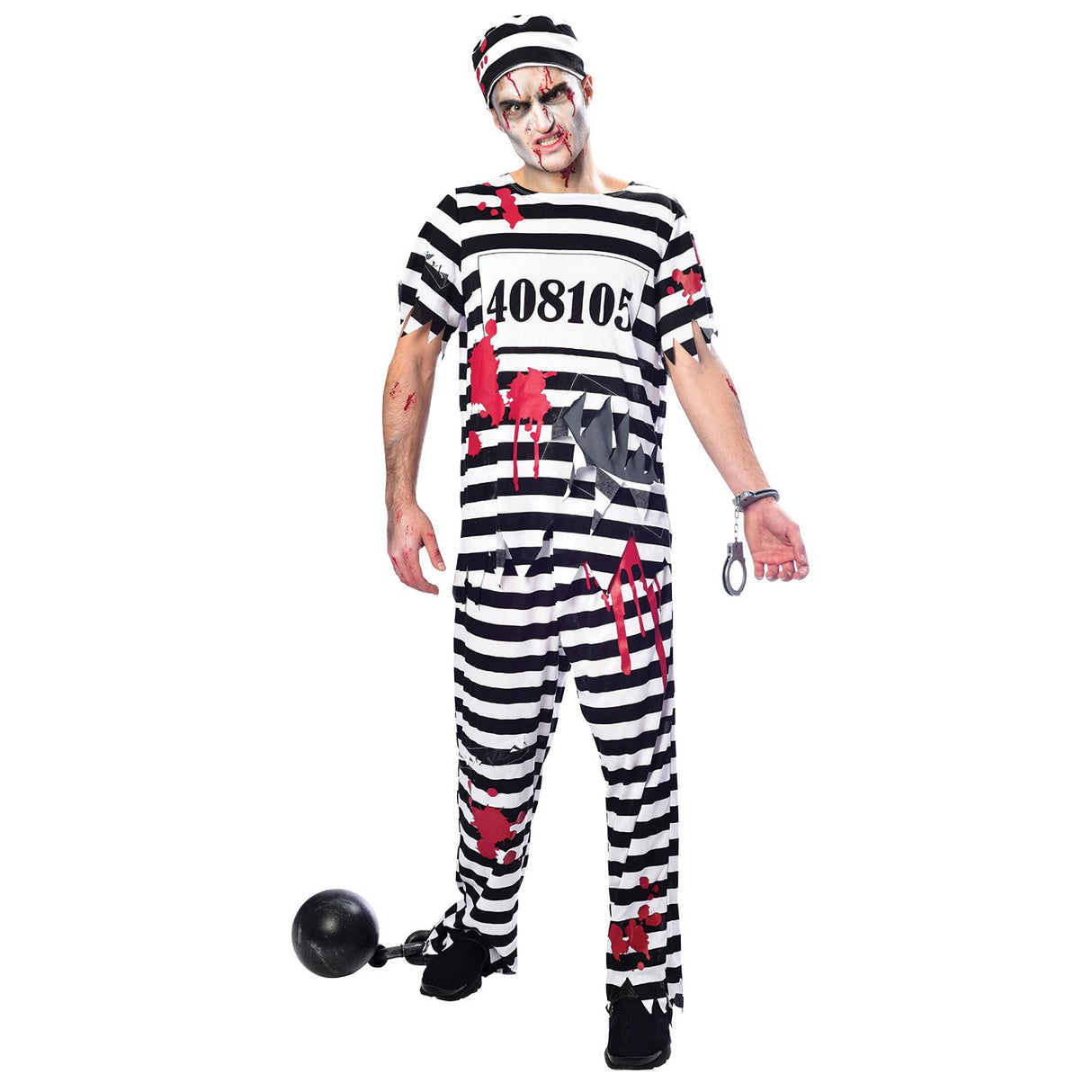 Adult Amscan Zombie Prisoner Costume - L