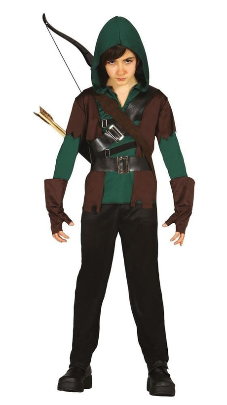 Kids Fancy Dress 85706 Child Archer Robin Hood Costume - 10-12 Years