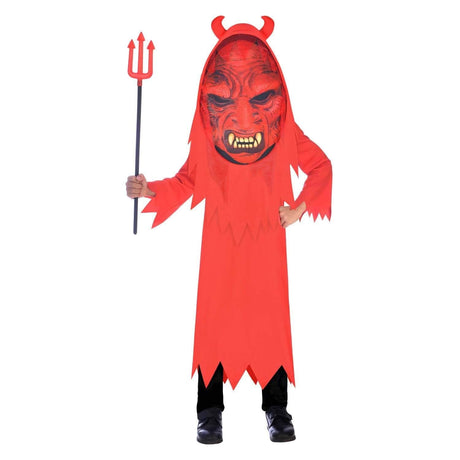 Fancy Dress 9907126 Child Devil Big Head Halloween Costume