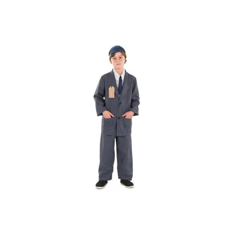 CLICKK Home Store 3453-200S Child Evacuee Boy Grey Small 4-6 Years