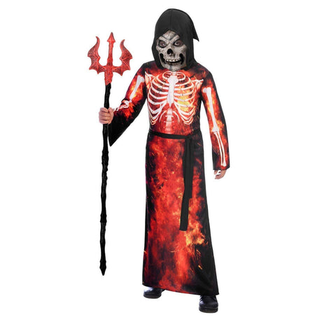 Fancy Dress 9905059 Child Fire Reaper Costume