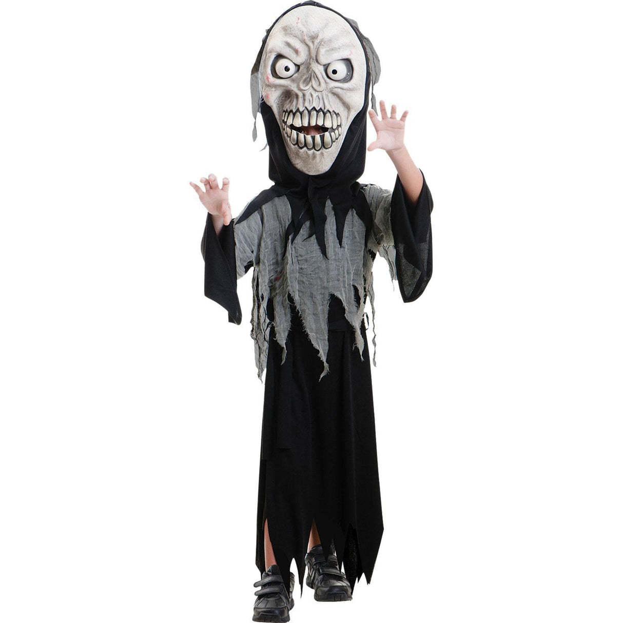 Fancy Dress 9903407 Child Fright Ghoul Big Head Halloween Costume