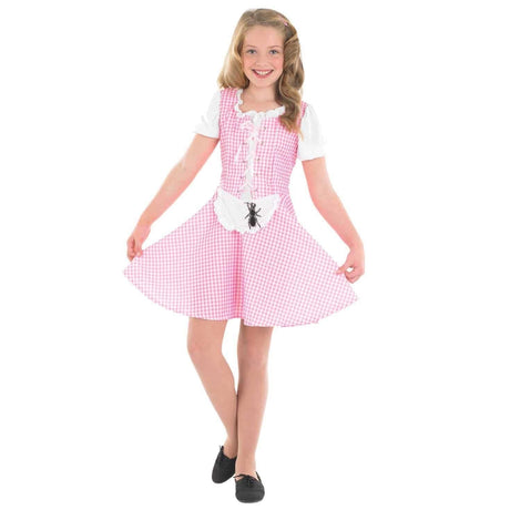 Kids Fancy Dress 2974-400L Child Girls Miss Muffet Girl - Fancy Dress Costume - L