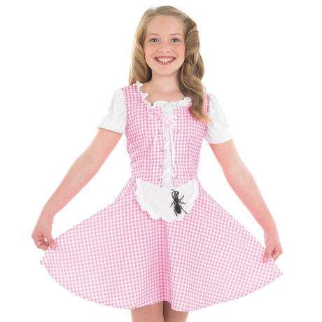 Kids Fancy Dress 2974-400L Child Girls Miss Muffet Girl - Fancy Dress Costume - L