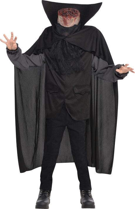 Kids Fancy Dress 9907336 Child Headless Horseman Halloween Costume - 10-12 Years