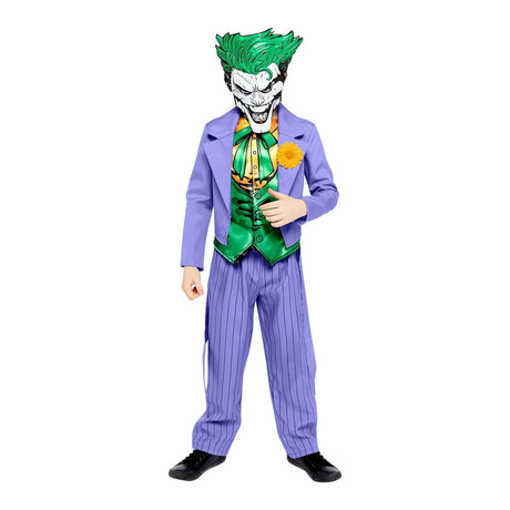 Fancy Dress 9907610 Child Joker Comic Style Costume