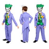 Fancy Dress Child Joker Comic Style Costume