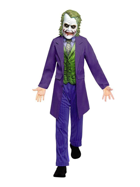 Kids Fancy Dress 9907613 Child joker Movie Costume - 8-10 Years