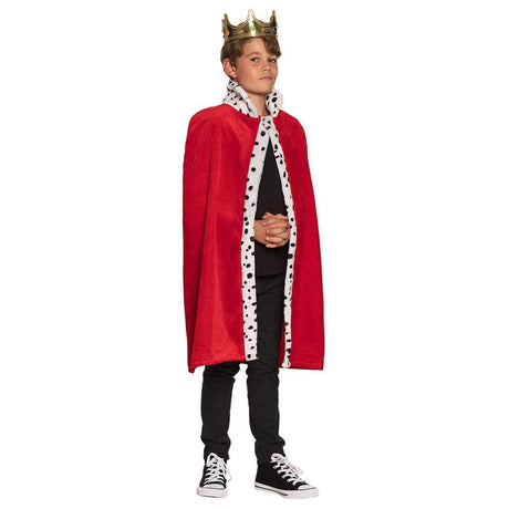 Kids Fancy Dress 36100 Child Kings Royal Robe Costume Accessory - 90cm