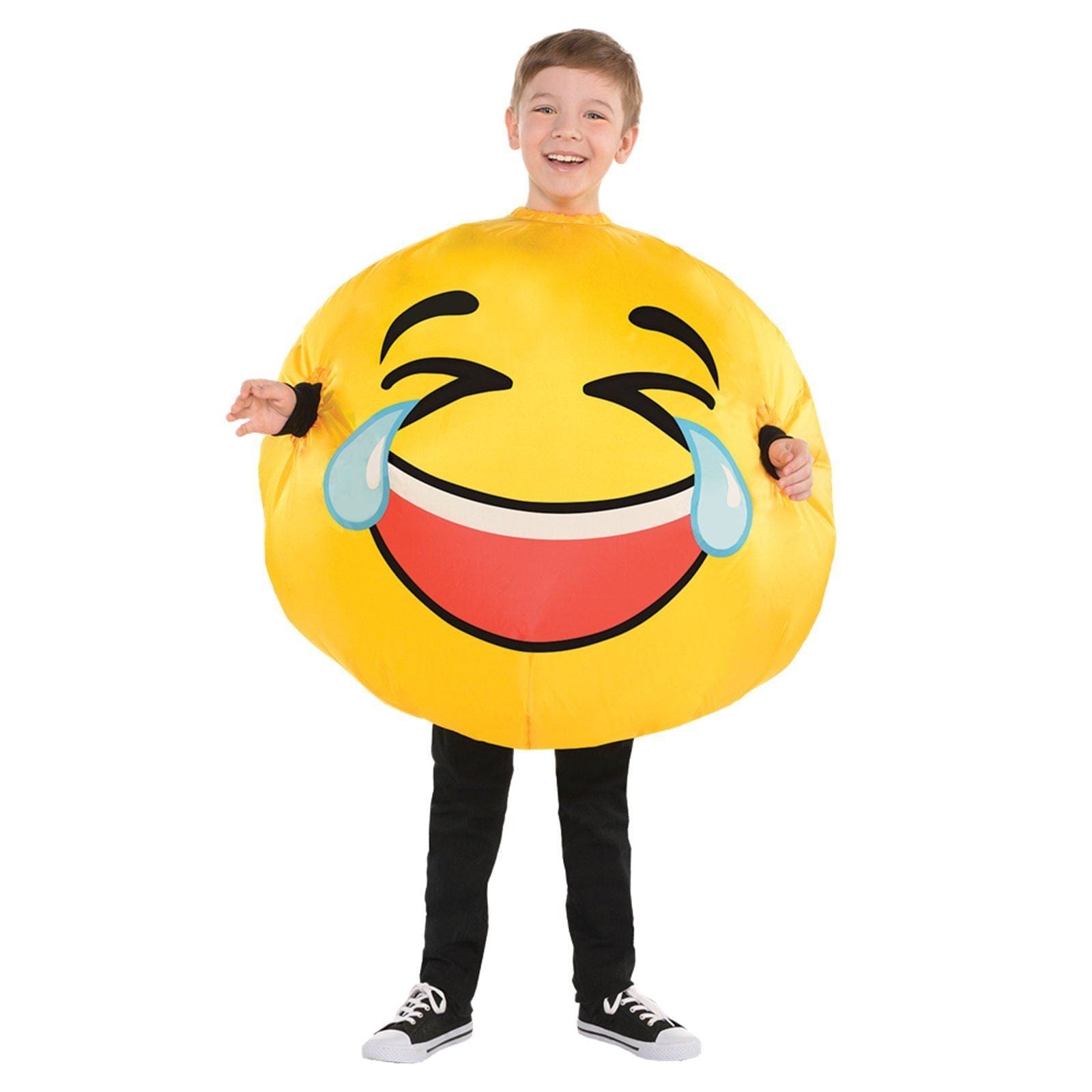 Kids Fancy Dress 9903634 Child Laughing Emoji Laughing Face Costume - 8-10 Years