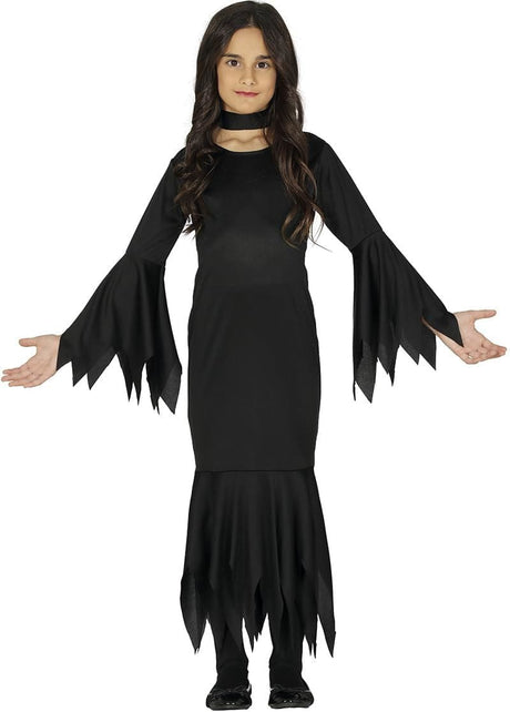 Fancy Dress 87737 Child Morticia Halloween Addams Family Costume