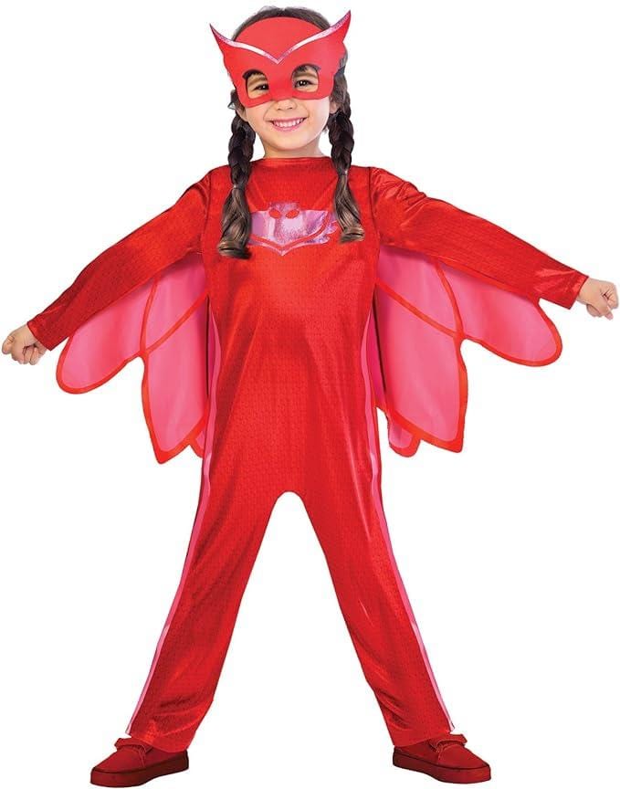 Kids Fancy Dress 9902962 Child Official Licensed PJ Masks Owlette Costume - 7-8 Years