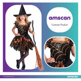 Kids Fancy Dress 9911967 Child Spooky Spider Witch Costume - 3-4 Years