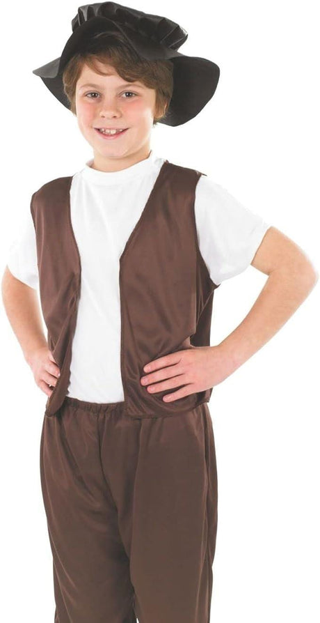 Kids Fancy Dress 9906802 Child Tudor Boy Costume Kit - 8-10 Years