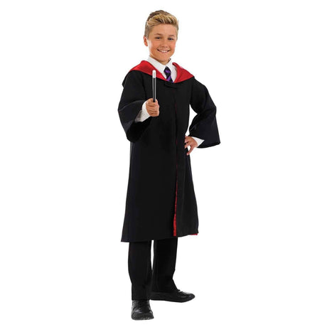 Kids Fancy Dress 3592-400L Child Wizard Cape and Wand Set - L