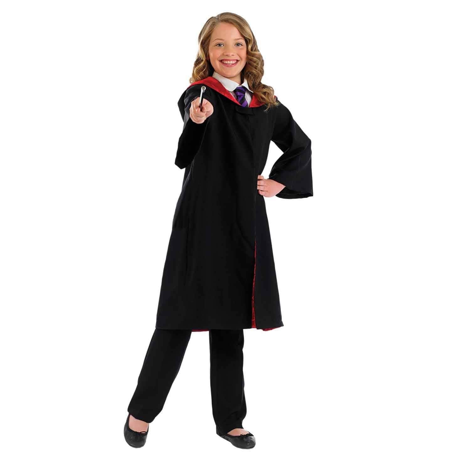 Kids Fancy Dress 3592-400L Child Wizard Cape and Wand Set - L