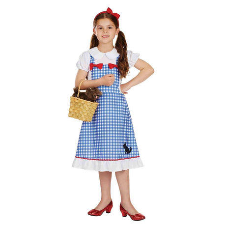 Kids Fancy Dress 882094-7G Child Wizard of Oz Dorothy Fancy Dress Costume - 4-6 Years