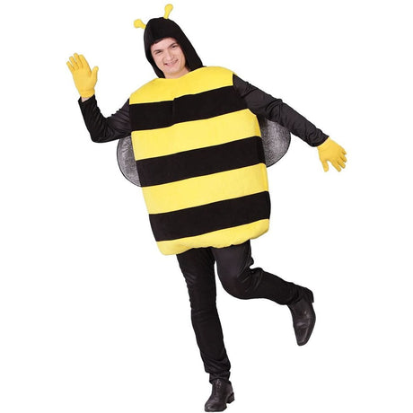 CLICKK Home Store 80607 Adult Bumblebee Costume Fancy Dress Novelty Stag Do - Large