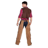 Mens Fancy Dress B83645 Boland Mens Cowboy Bruce Costume - 50/52