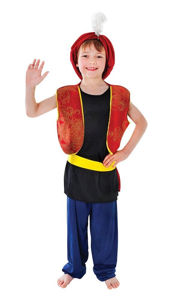 CLICKK Home Store CC982 Child Arabian Boy Aladdin Inspired Costume - M