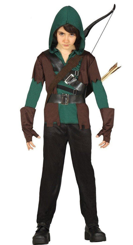 Kids Fancy Dress 85705 Child Archer Robin Hood Costume - 7-9 Years