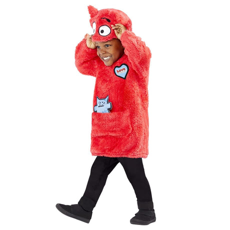 CLICKK Home Store 9908899 Child Cbeebies Love Monster Costume - 3-4 Years