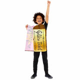 CLICKK Home Store 9916197 Child Golden Ticket Wonkabar Costume - 8-12 Years