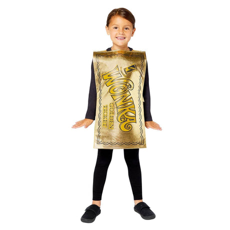 CLICKK Home Store 9908993 Child Golden Ticket Wonkabar Costume - 8-12 Years