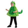 Kids Fancy Dress 9905813 Child Green Dinosaur Hooded Cape Costume - 4-8 Years