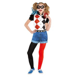 Kids Fancy Dress 9906094 Child Harley Quinn Classic Girls Costume - 6-8 Years