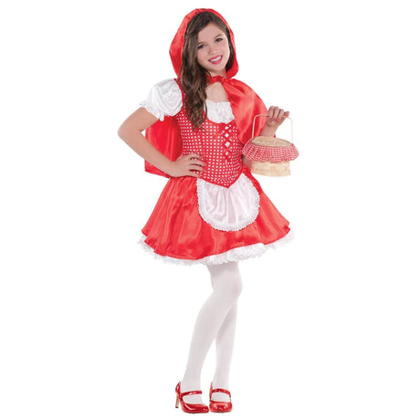 CLICKK Home Store 999708 Child Lil Red Riding Hood Costume - 4-6 Years