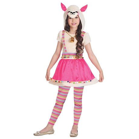 CLICKK Home Store 9905029 Child Lovely Llama Costume - 4-6 Years