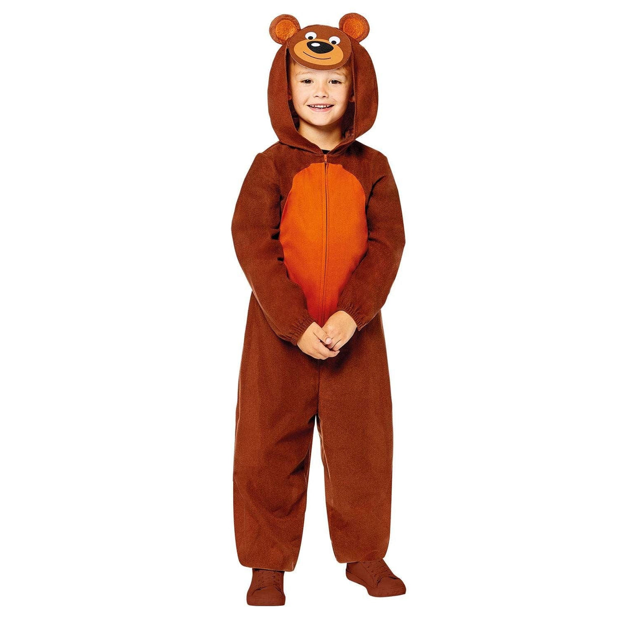 CLICKK Home Store 9908808 Child Teddy Bear Onesie Costume - 6-8 Years