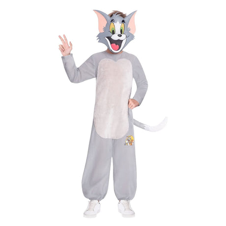 Kids Fancy Dress 9906656 Child Tom & Jerry Costume - Tom Cat - 4-6 Years