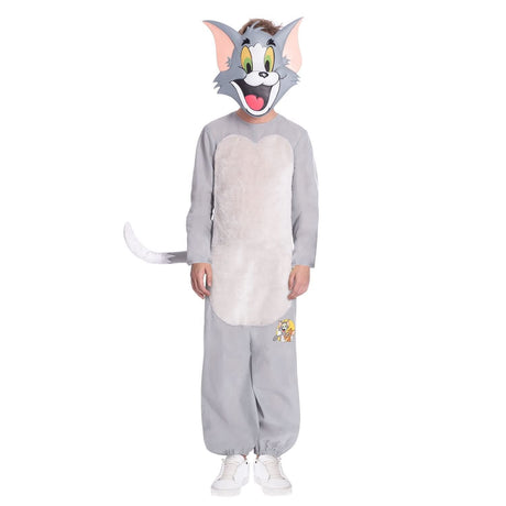 Kids Fancy Dress 9906656 Child Tom & Jerry Costume - Tom Cat - 4-6 Years