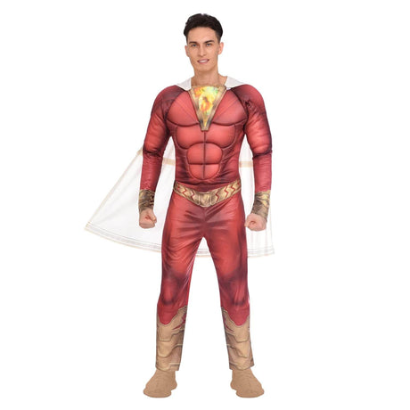 Mens Fancy Dress 9906144 Men's Shazam Super Hero Costume - XL