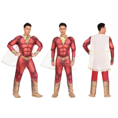 Mens Fancy Dress 9906144 Men's Shazam Super Hero Costume - XL