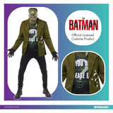 Mens Fancy Dress 9913387 Men's The Riddler Batman Movie Fancy Dress Costume - L