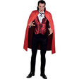 Mens Fancy Dress 96934 Men's Vampire Dracula Reversible Cape Halloween Fancy Dress