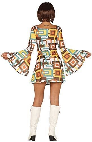 Womens Fancy Dress 88629 Women's 1960s Hippy Fancy Dress Costume - L