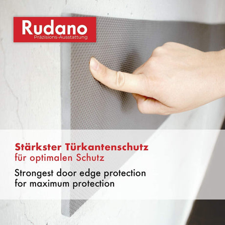 Rudano Self-Adhesive Foam Wall Door Protection Protects your Car from Scratches 7mm Grey