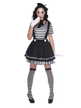 Women's French Mime Artiste Costume - 3XL