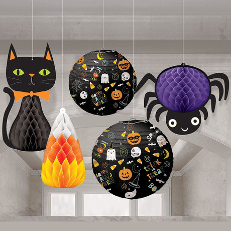 Fancy Dress 242923 Halloween Friendly Characters Hanging Bouquet Decorations