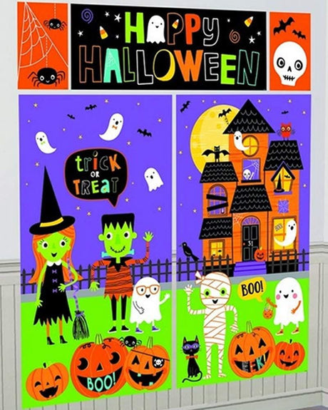 Fancy Dress 670778 Halloween Friends Scene Setter Wall Decorating Kit