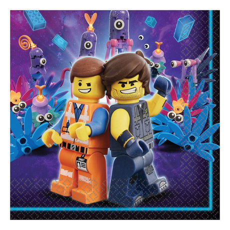 Fancy Dress 511711 Official LEGO Movie Party Napkins