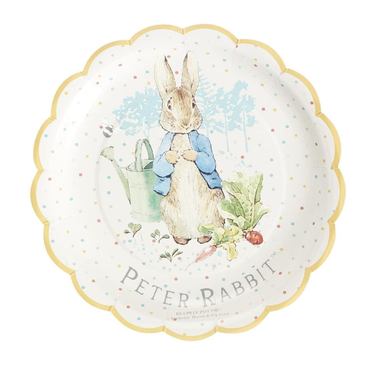 Fancy Dress Peter Rabbit Plates Set of 8 Peter Rabbit Classic Tableware Party Plates x8