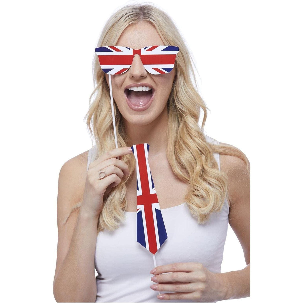 Fancy Dress 42347 Smiffys Union Jack Jubilee Tableware Props