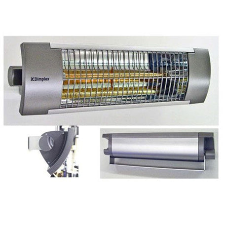 CLICKK Home Store X-028624 Dimplex OPH13 Outdoor Quartz Infra-Red Patio Heater 1.3kw